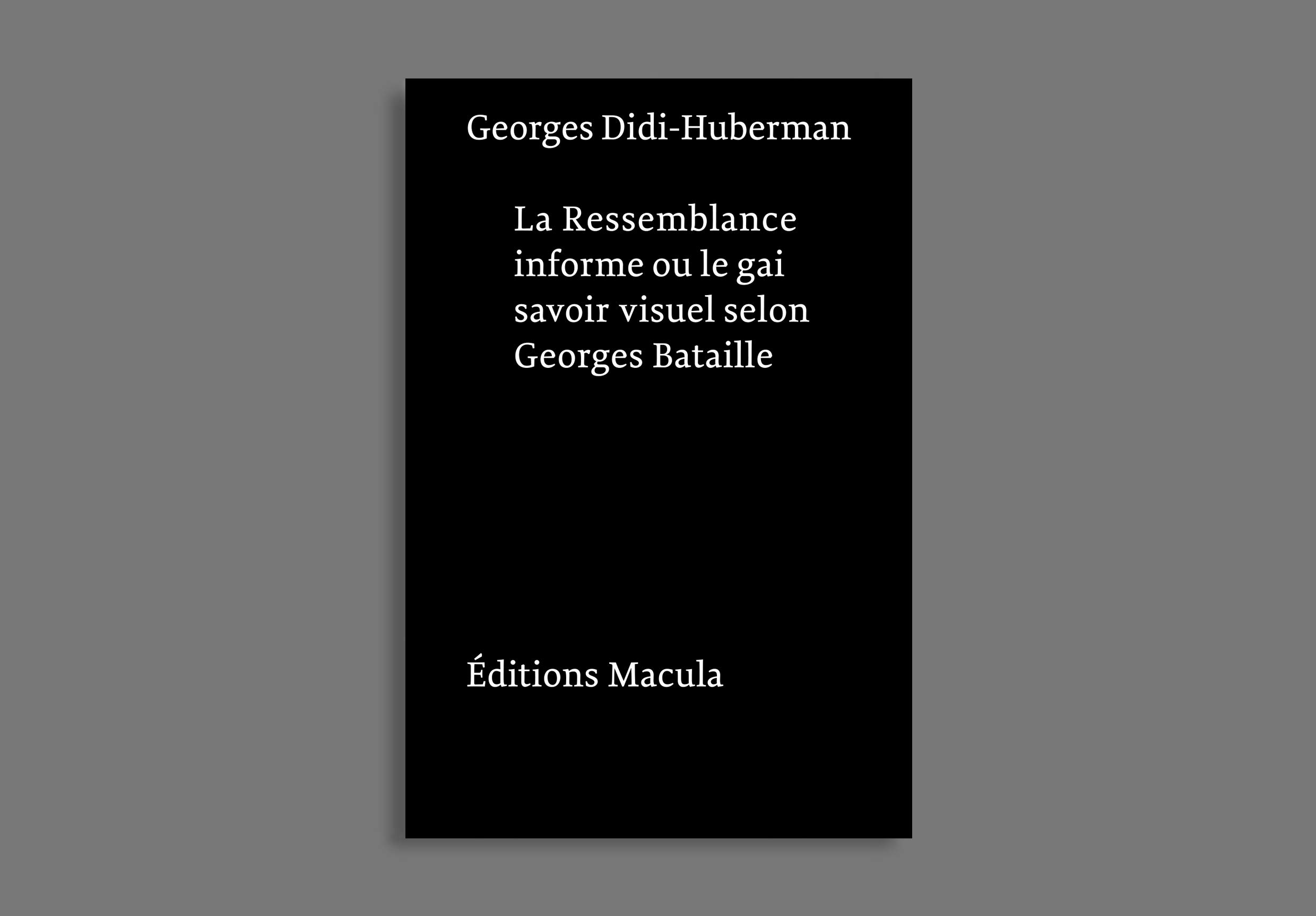 Ressemblance informe ou le Gai Savoir visuel selon Georges Bataille: Nouvelle édition - postface inédite