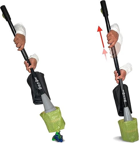 Miniatura 4 de Sin contacto con la mano, no se agacha, no requiere limpieza, cuchara portátil para excrementos de perro de 38 pulgadas