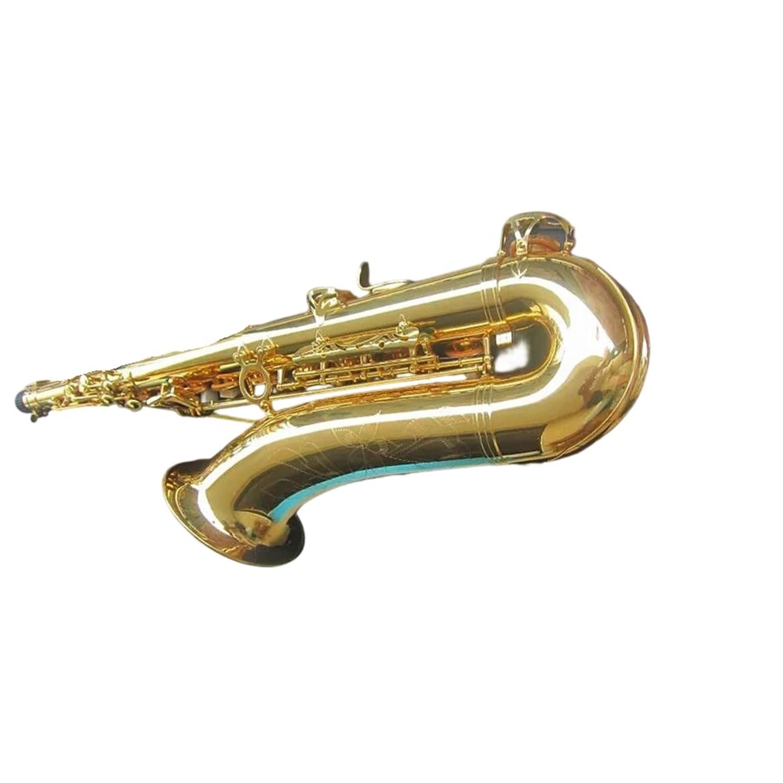 Saksofon Tenorowy Bb Profesjonalny Instrument Dęty Drewniany Korpus Pozłacany Z Futerałem