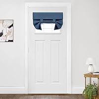 Vista 47 de HOMEIDEAS Cortinas opacas de aula para puerta delantera, cubierta de ventana de puerta de aula, persianas de privacidad con aislamiento térmico