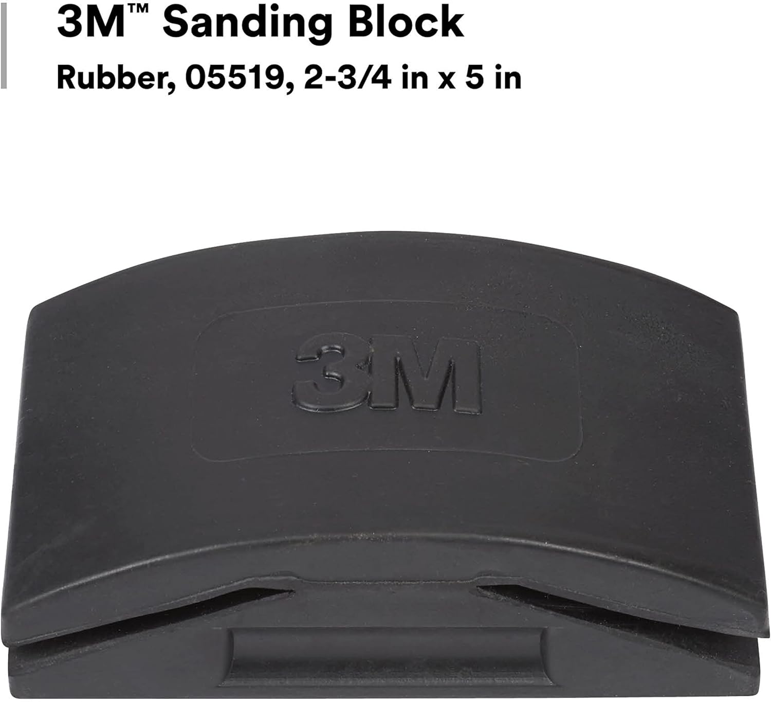 3M Sanding Block 05519, 2-3/4 in x 5 in, Professional Grade, Rubber, For Putty and Filler : Tools & Home Improvement