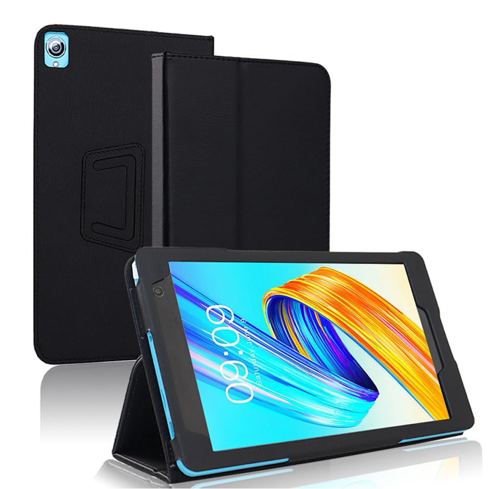 YGoal Custodia per Blackview Tab 5 - Slim Sottile Leggera in PU Pelle e TPU Back case Folio Cover Protettiva Case per Blackview Tab 5 8 Tablet, Arancia