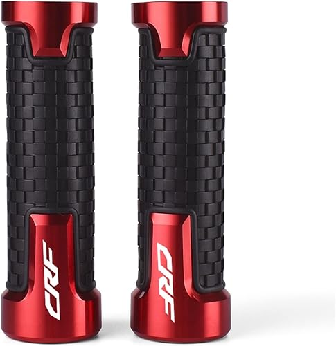 Empuñaduras para manillar de motocicleta, agarres de manillar de motocicleta, agarre de goma de aluminio CNC para Honda CRF250R CRF450R CRF 250 450