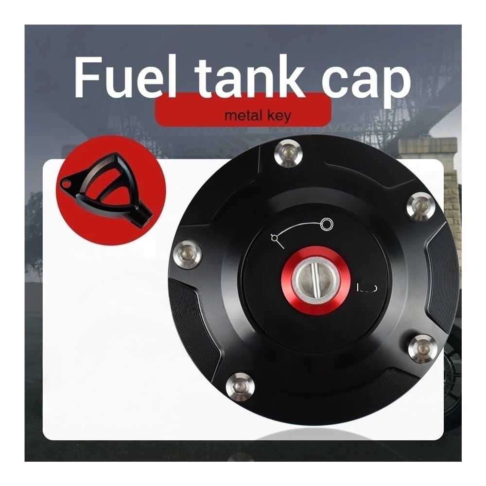 moto Tappo serbatoio bloccabile Per DUCATI Scrambler 1100 Dark Tribute PRO Streetfighter848 Chiave Tappo Serbatoio Carburante Ricambi Moto Alluminio