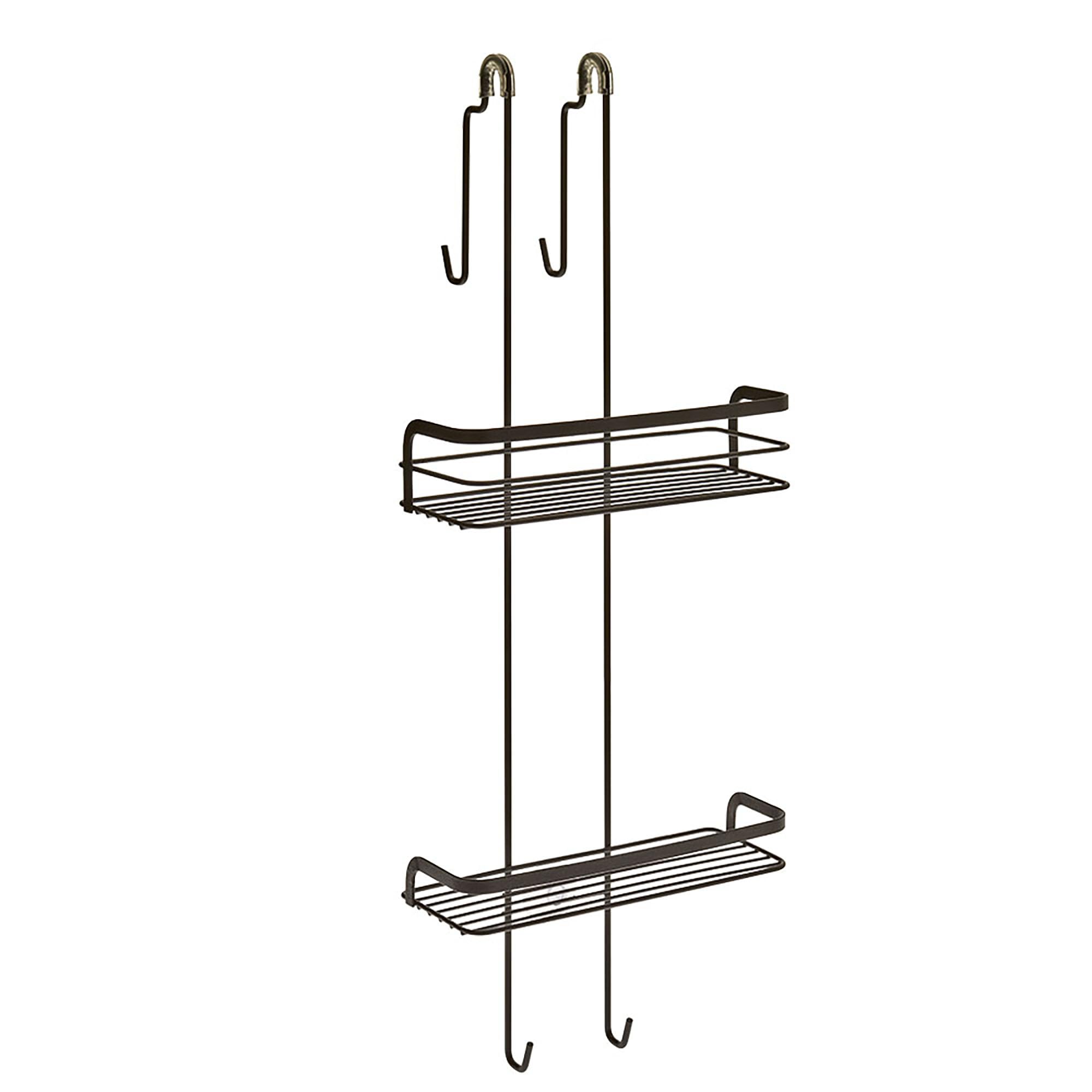 Metaltex Origin Lava 401122000 Double Screen Shelf - Black