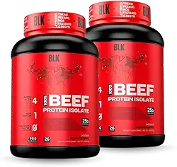 Kit 2x Beef Protein 410 Isolado E Hidrolisado 907g Cada - Blk Performance (Chocolate)