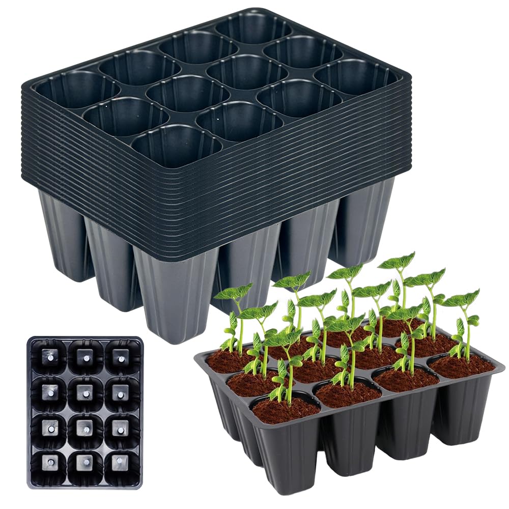 Plateaux de semis de 240 cellules favorisant la germination des légumes