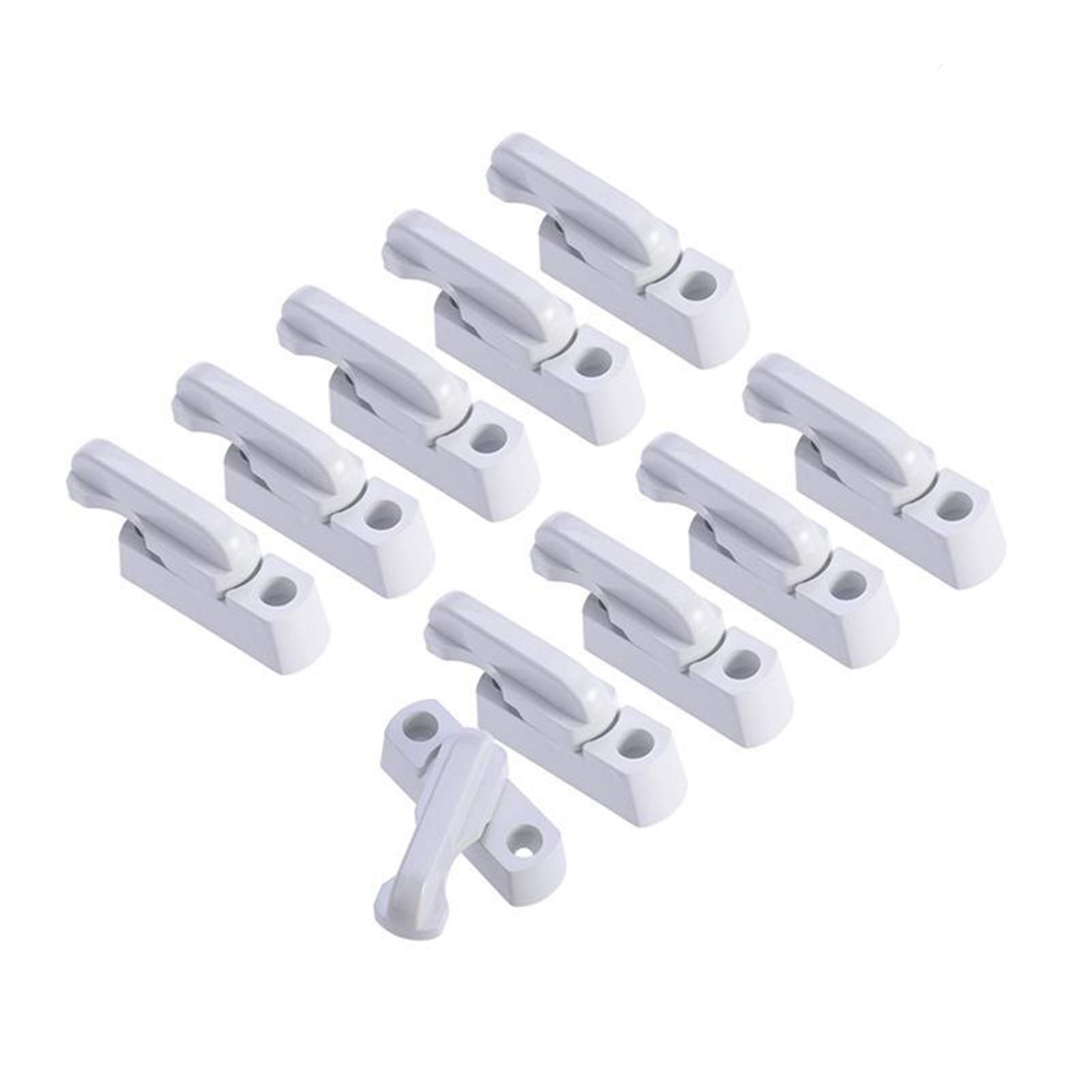 10pcs UPVC Sash Jammers Extra Security Window Lock，Home Security Hardware