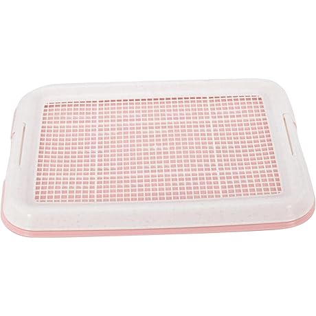 Dog Potty Toilet Training Pad with Removable Tray and Durable Solid Frame