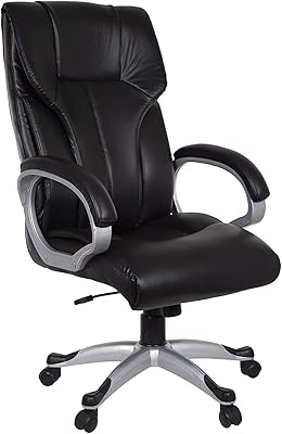 Townsville Tallinn Leatherette High Back Executive Chair (Black)