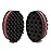 BEWAVE Big Holes Barber Hair Brush Sponge Dreads Locking Twist Afro Curl Coil Wave Hair Care Tool, 1 Pc