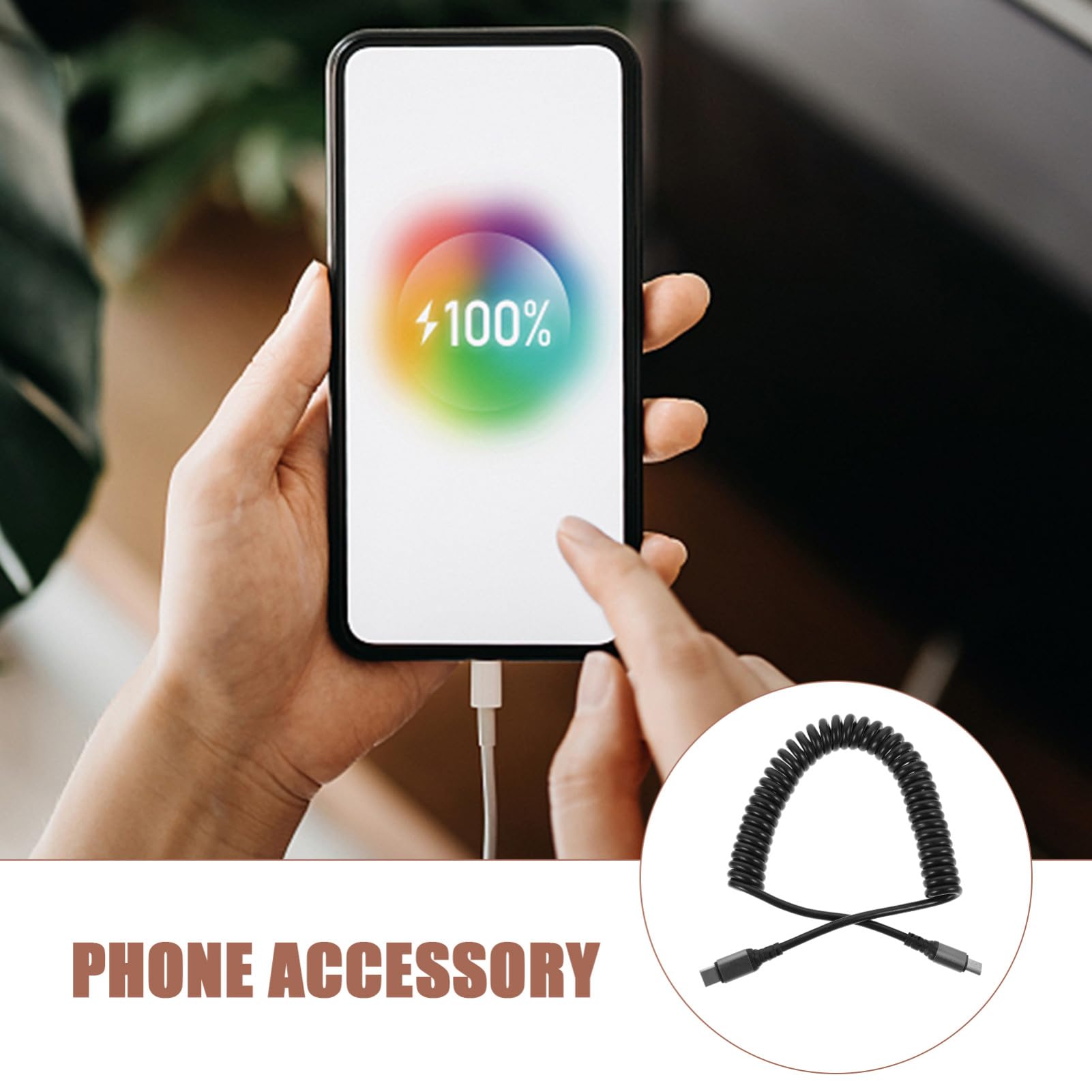 10 Piezas Cable Usb-c de Carga Rápida con Diseño Extensible para Sincronización y Carga Compatible con Dispositivos Type-c Pack de Unidades