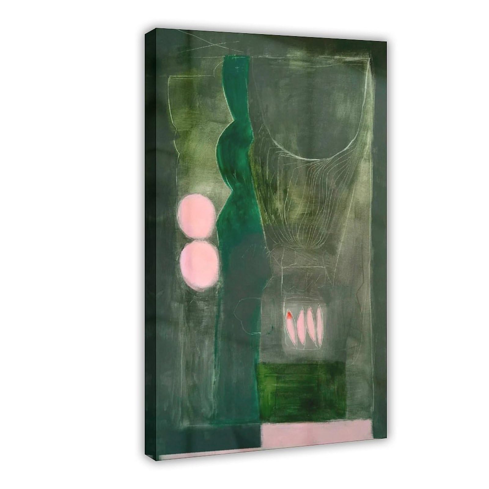 Bareronor Modern Abstract Canvas Poster Bedroom Decor Landscape Office Room Decor Gift 16" L X 24" W