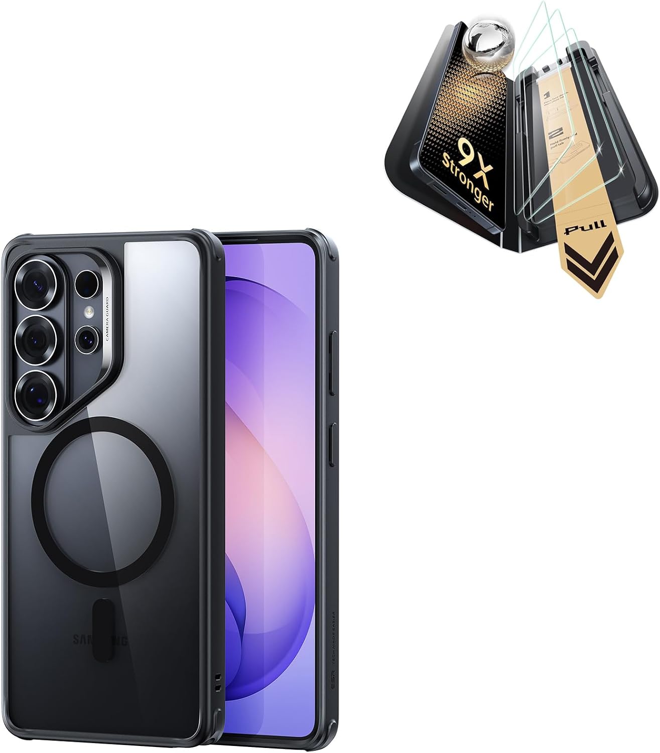 ESR for S26 Ultra Magnetic Phone Stand Case with Corning Screen Protector