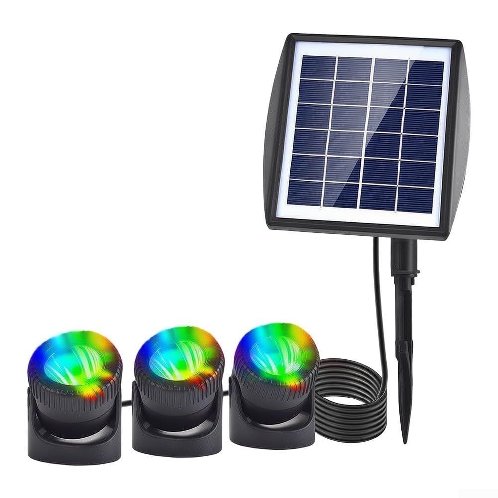 Lampe Étang RGB IP68 Imperméable Couleur Changeante Lampe Étang