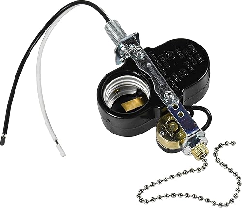 Miniatura 4 de HQRP Paquete de 2 ventiladores de techo de 2 luces compatibles con Zing Ear ZE-310D ZE-109M, interruptor de cadena de zócalo, ventilador de techo,