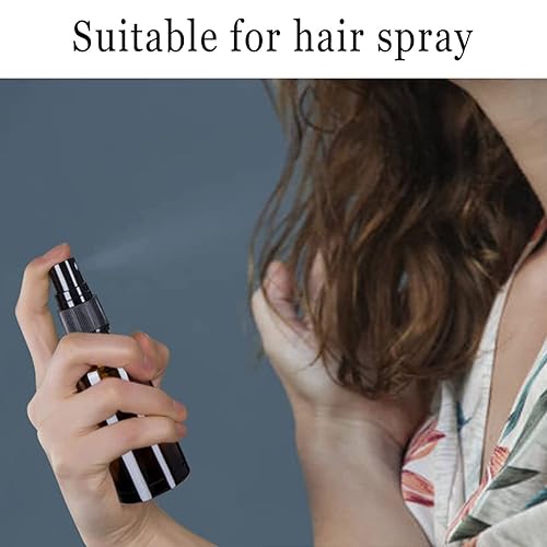 Miniatura 4 de Botellas pulverizadoras de 1 oz1.0 fl oz, botellas de vidrio marrón, botellas de spray de vidrio ámbar, mini botellas de spray portátiles de vidrio