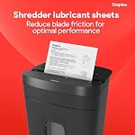 Staples Shredder Lubricant Lubricating Sheets 24/pk