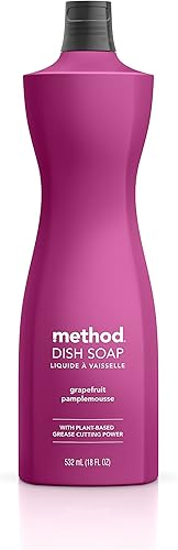 Method Jabón de platos pomelo 18 onzas 1 paquete el embalaje puede variar