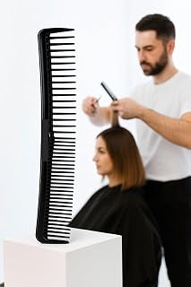 Transformacion Kuaför Saç Kesim Tarağı - Profesyonel Eğimli Tasarım Berber Kesim Tarağı 18 cm, 7430000722384