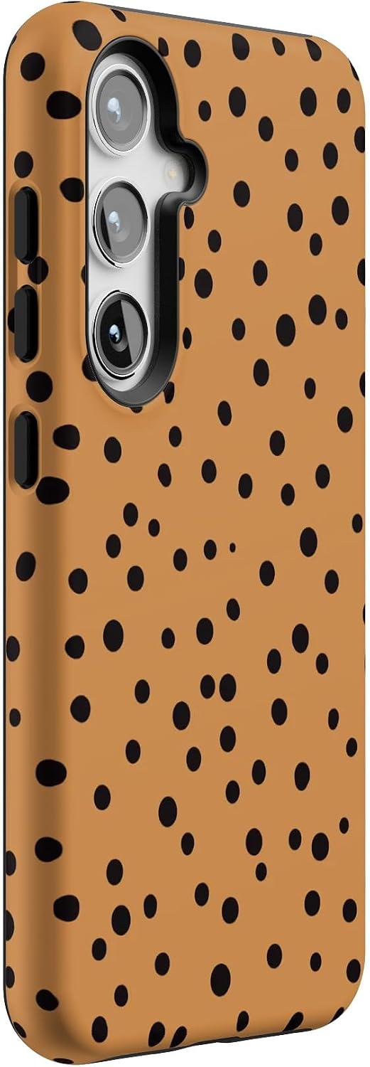 Casely Galaxy S24 Case | Spot On | Dotted Animal Print | Essential Slim Dual-Layer Protective Design