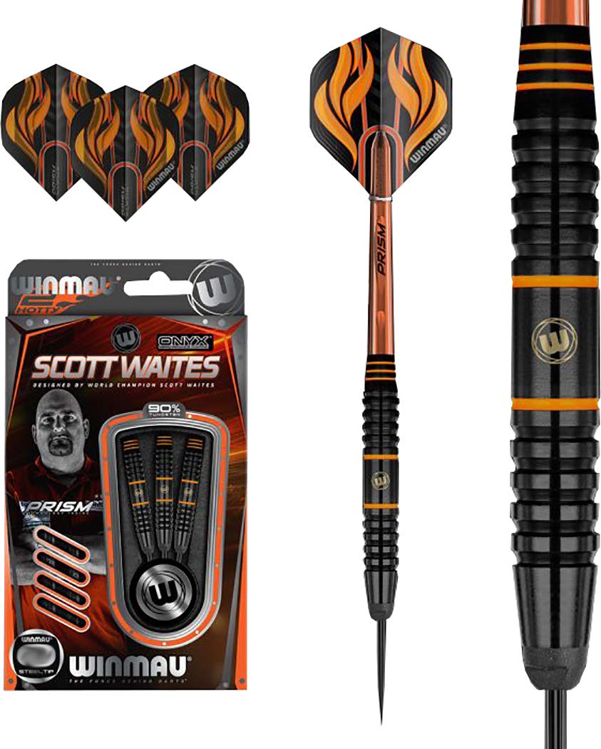 Winmau Scott Waites - Set di Freccette in Acciaio, 19 g, 20 g
