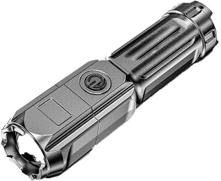 INGVY Flashlight Powerful Flashlight Strong Light Rechargeable USB Zoom Fishing Hunting Giant Bright Waterproof Led Luminous Flashlight