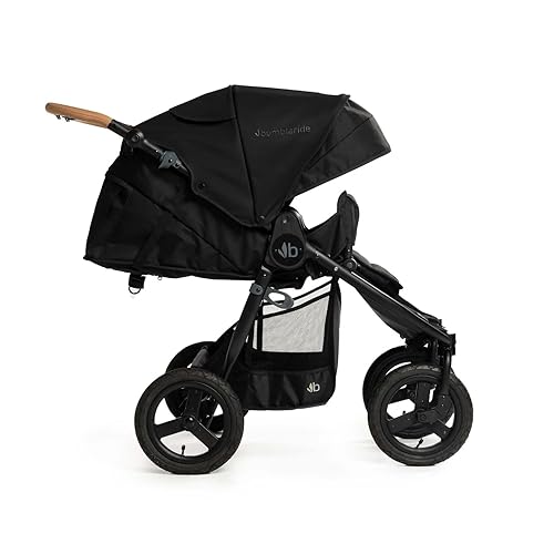 Miniatura 3 de Bumbleride Indie - Cochecito doble doble, lado a lado, para bebés y niños pequeños con plegado compacto de pie, neumáticos llenos de aire y