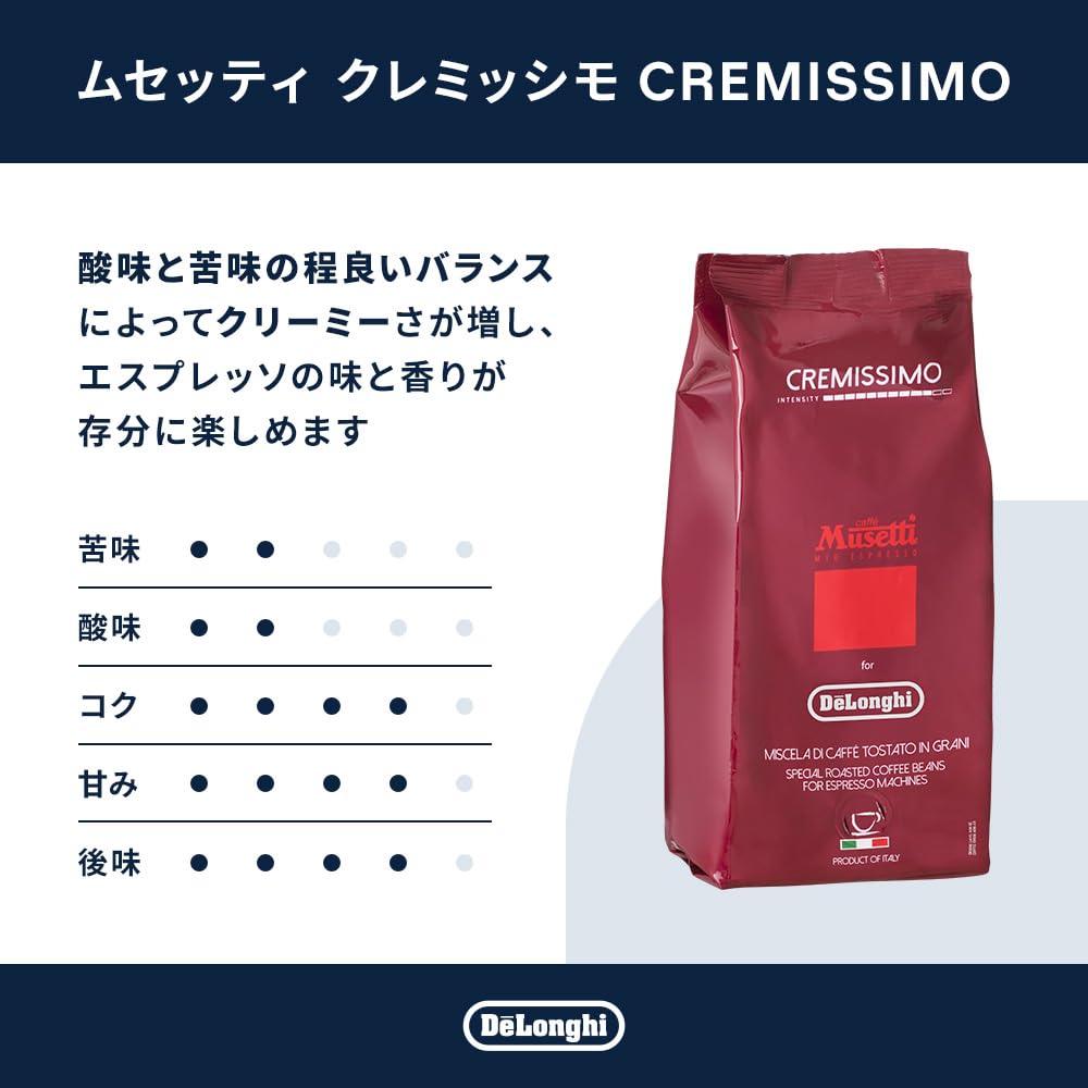 Amazon.co.jp: Musetti for De'Longhi (デロンギ) コーヒー豆