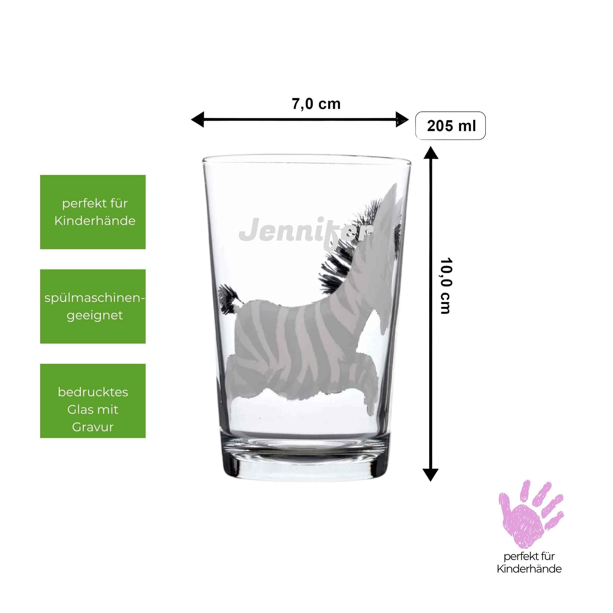 Ritzenhoff & Breker Kinderbesteck & Trinkglas-Set, Happy Zoo | Personalisiertes Set aus 3x Kinderbecher und Besteck mit Namen, Geschenk zur Taufe oder Geburtstag für Jungen & Mädchen