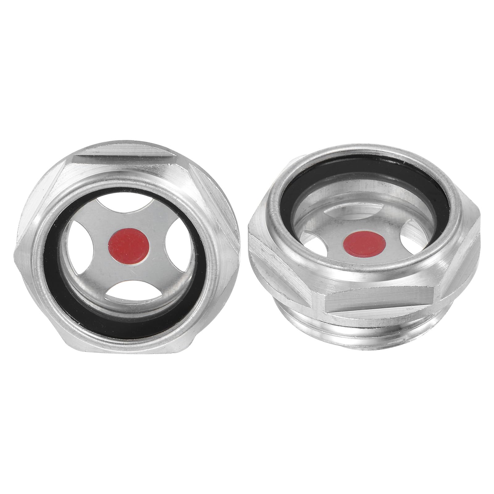 M METERXITY 2-Pack Air Compressor Oil Sight Glass