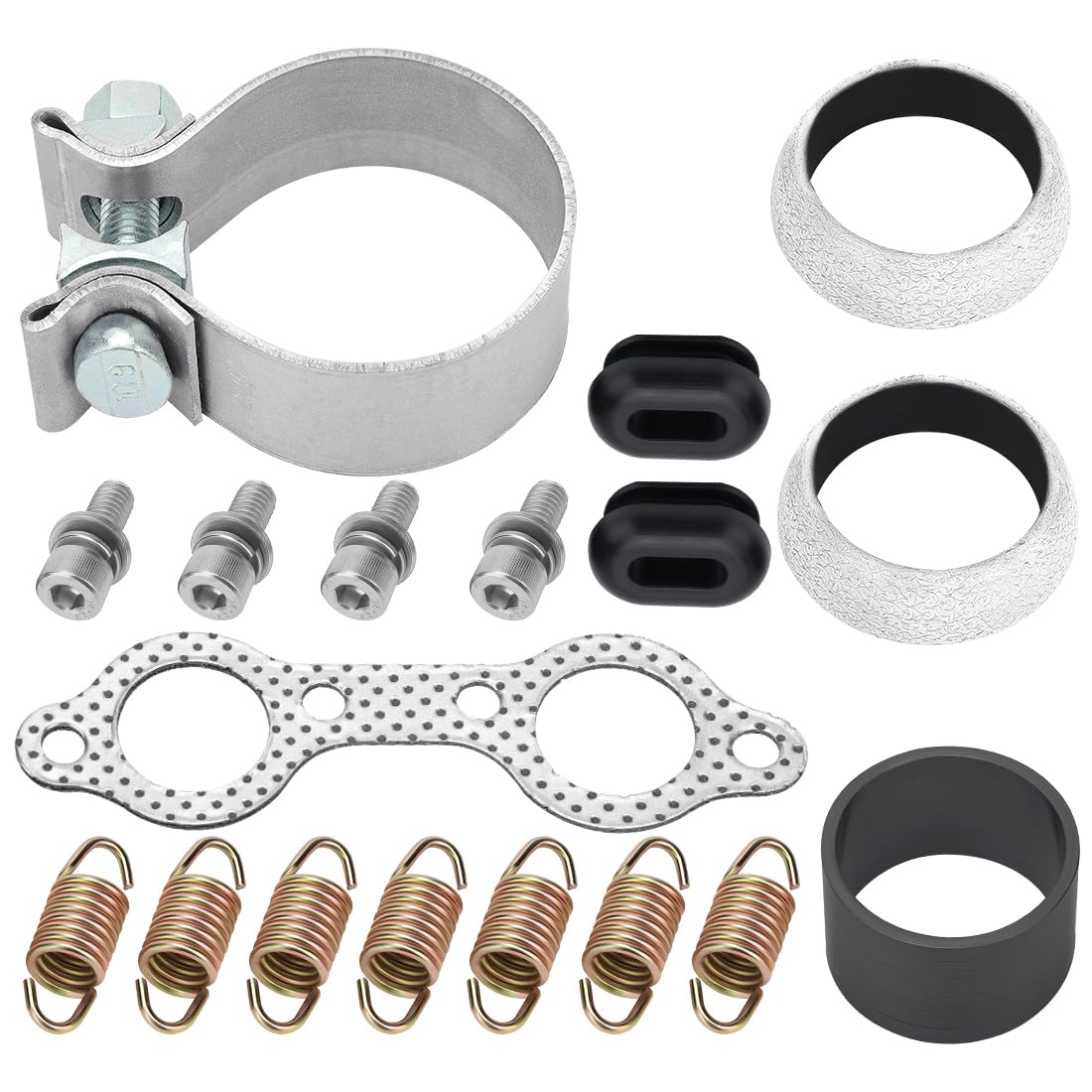 Kit guarnizioni collettore scarico con molla per Polaris RZR 800 2008-2011 7081382 5250091 5811511 3610047