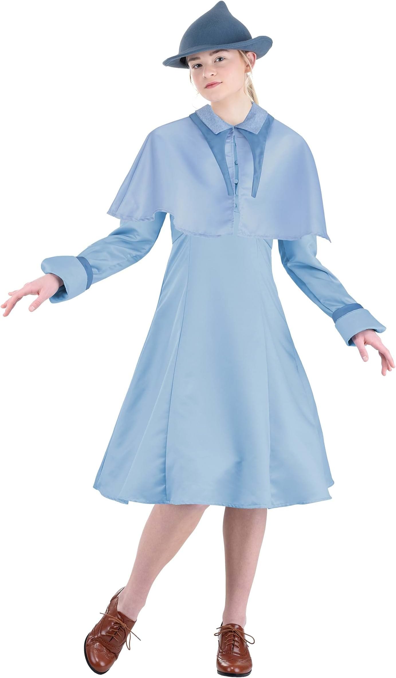 Deluxe Fleur Delacour Costume for Women - Adult Harry Potter Beauxbatons Academy Outfit w/Dress, Cape & Hat