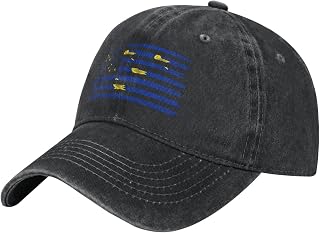 Vintage US and Flag of Sussex Baseball Cap for Men Women Adjustable Sports Hats Low Profile Cotton Golf Dad Hat Black