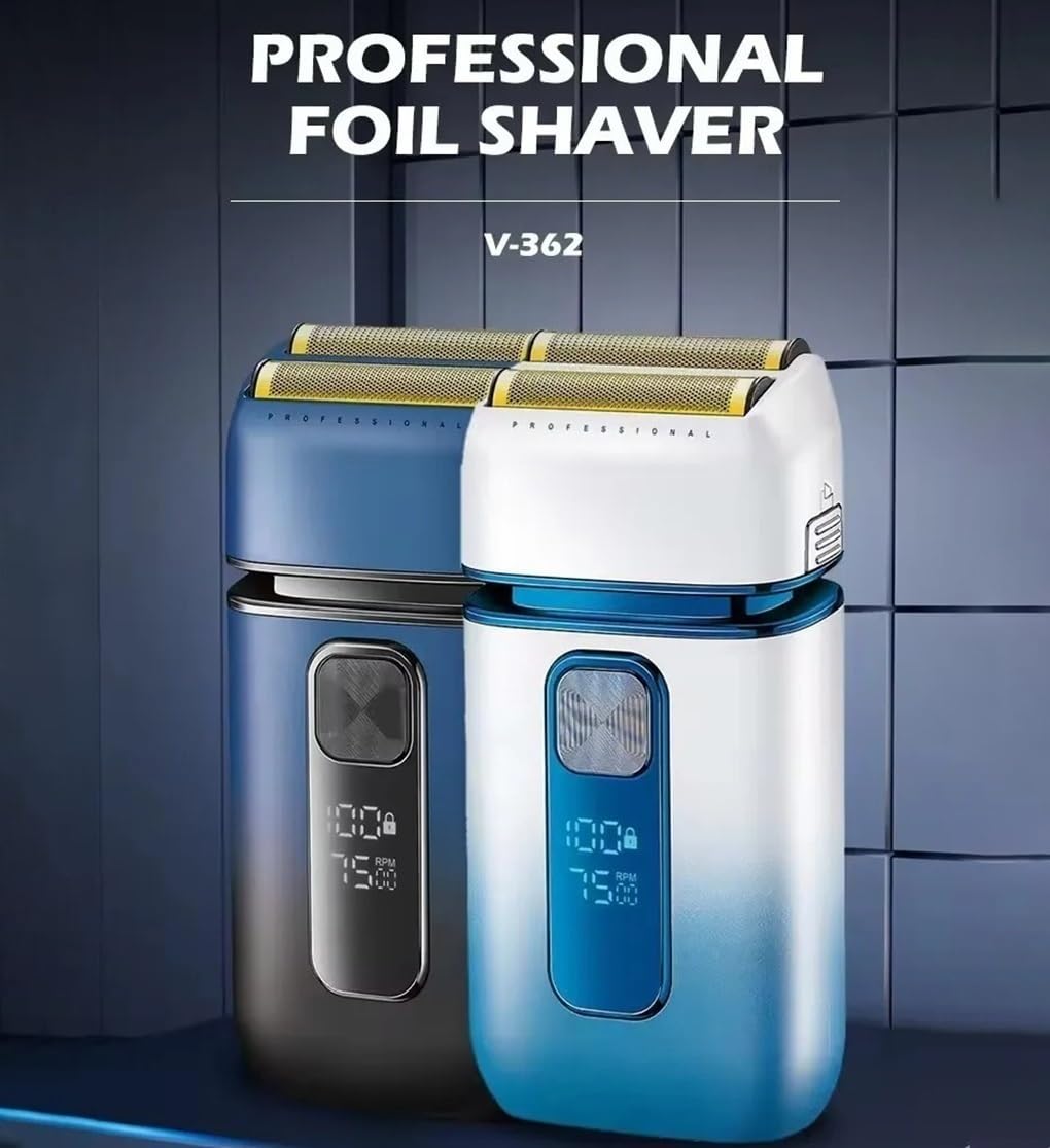 Rasoi elettrici a lamina per gli uomini Rasoio elettrico Macchina da barba professionale Ricaricabile Trimmer Barba Rasoio impermeabile Rasoio alternativo per gli uomini