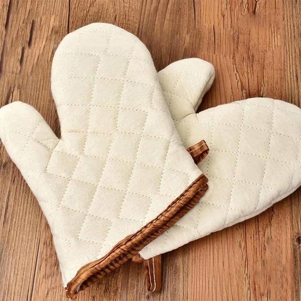 Oven Mitts, Baking Mitts, Heat-Resistant and Anti-Scald Mitts, for Microwave ovens, Baking, Grilling（Small，22 * 15cm）