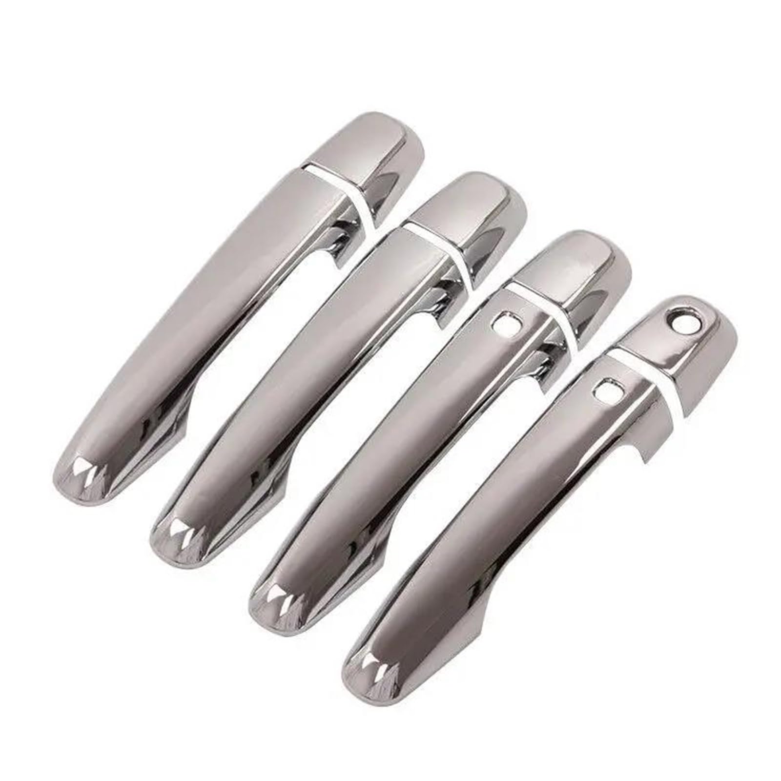 JTWMTY for Mitsubishi L200 Triton Pickup 2006 2007 2008-2014 Chrome Car Door Handle Cover Styling Accessories(Style 1)
