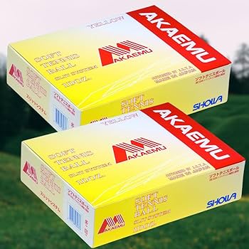 【新品未使用】大特価！アカエムソフトテニスボール3ダース36球 ルーセント公認球 akaemu-siakago-1.jpg