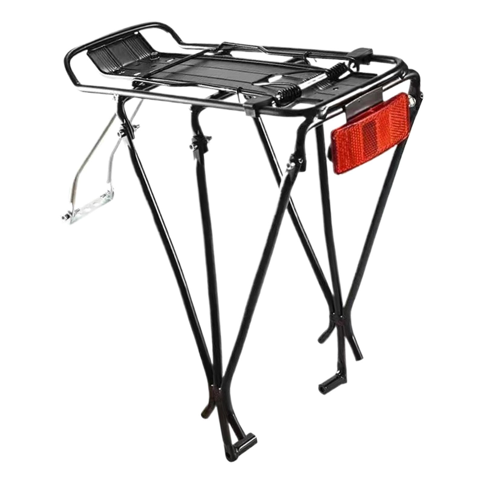 Soporte Trasero para Ciclismo, aleación de Aluminio, Soporte de liberación rápida con Reflector, Soporte de alforja, Carga máxima de 50 kg