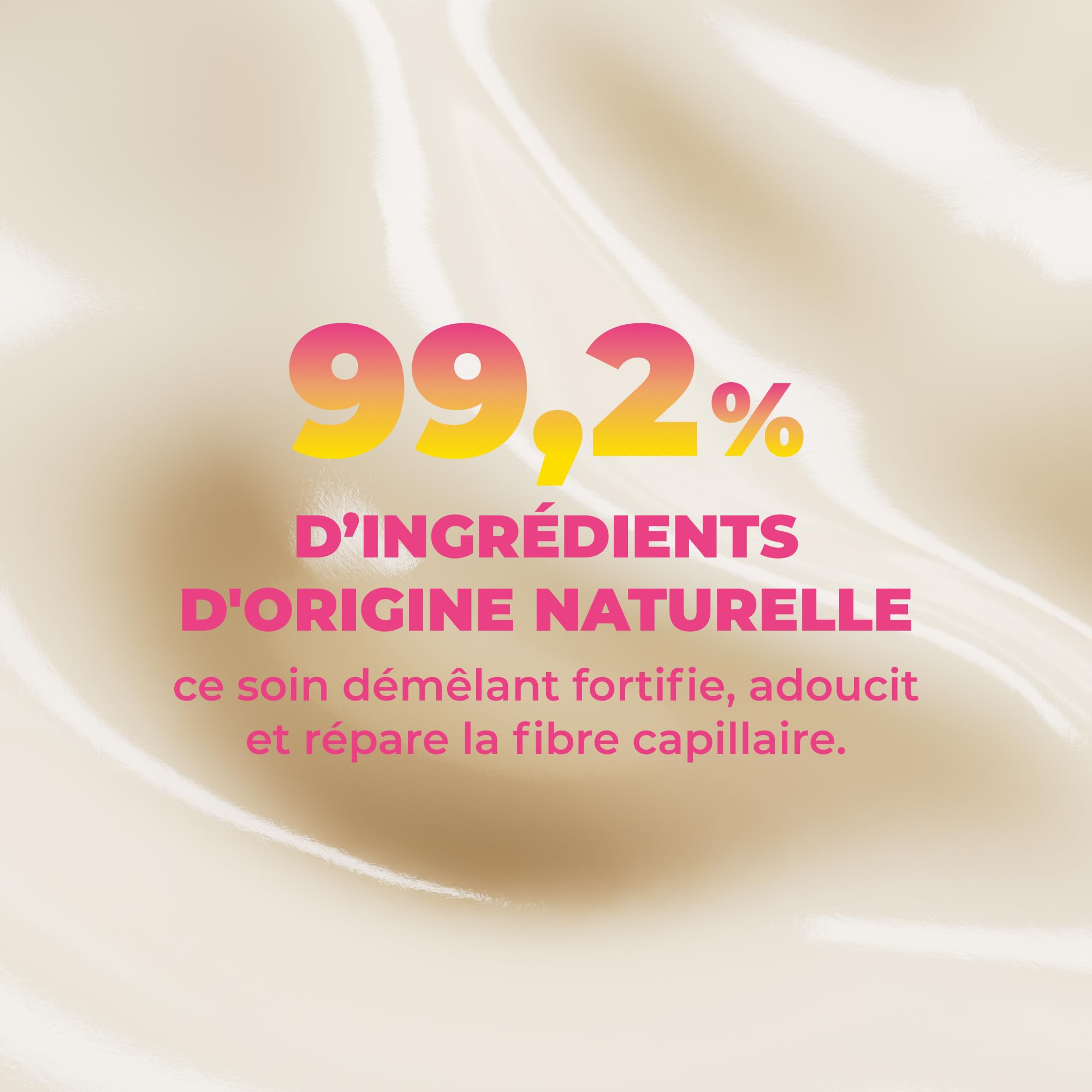 Les Secrets de Loly – Pink Paradise – Après-shampooing ultra démêlant Fortifie & adoucit – Cheveux ondulés, bouclés, frisés et crépus – +98% d'origine naturelle – 250 ml