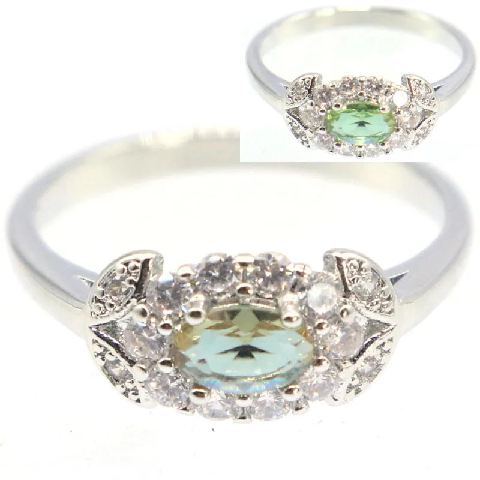 Ring Ringe Damen Bijouterie Herren 13 X 8 Mm Roter Rubin, Farbwechsel-Topas, Mystic Topas- Ringe, Viele Größen 7,75 Zultanitel