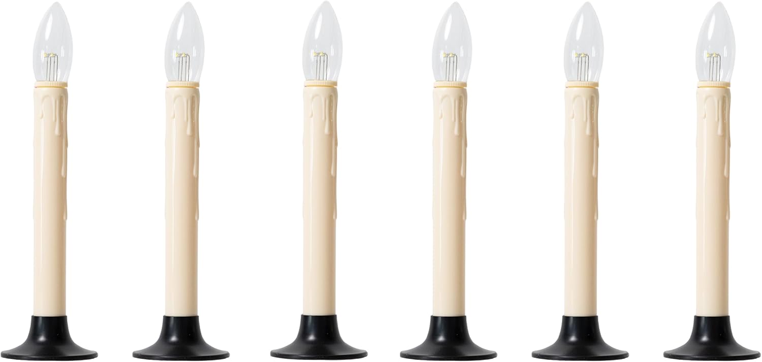Celestial Lights Classic Battery Operated Window Candle with Streetside Brightness Dual Intensity Lamp and Built in Daily Timer (6)