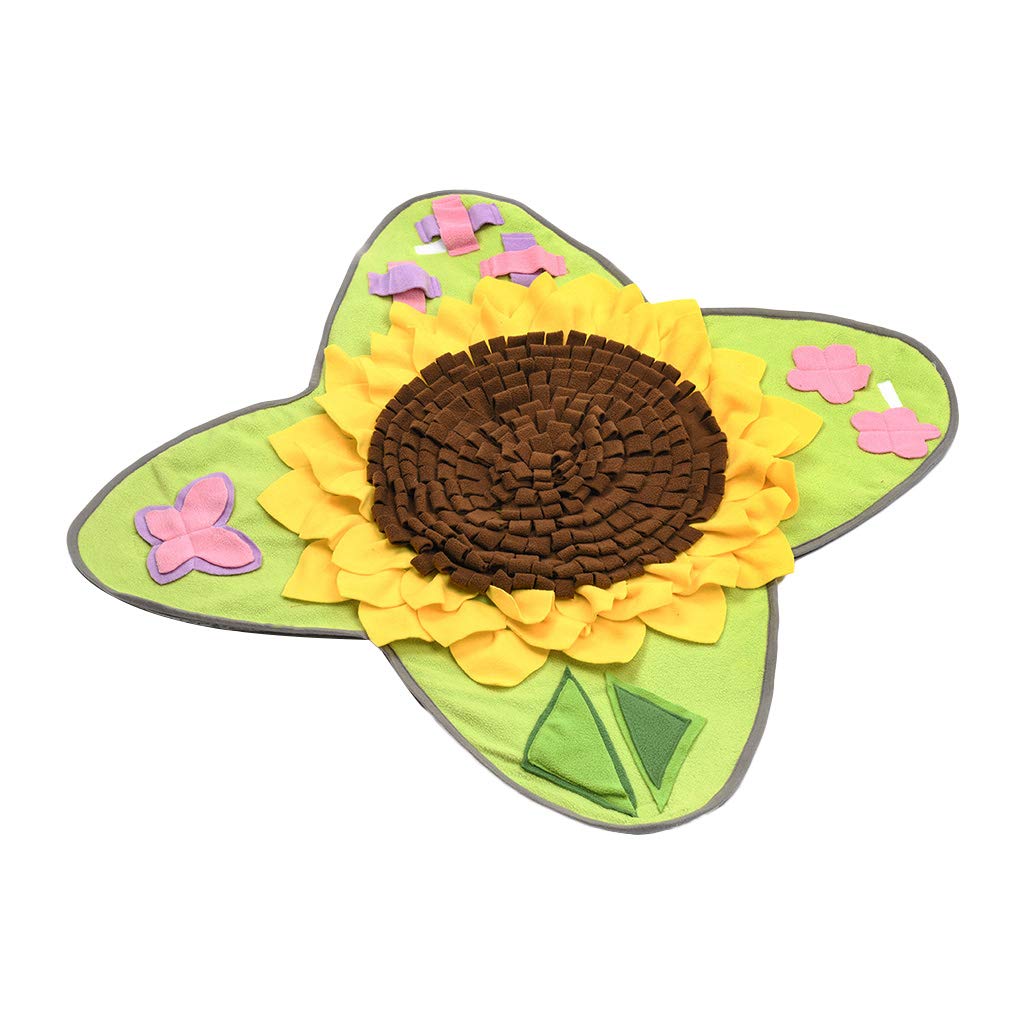 Pet Dog Snuffle Mat Naso Odore Allenamento Coperta Sniffing Pad Alimentazione Lenta Ciotola Dispenser di Cibo Tappeto Alleviare Lo Stress Antiscivolo Puzzle Giocattoli