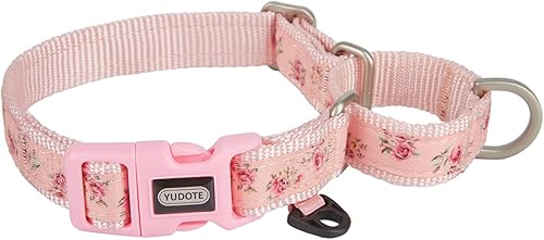 Miniatura 9 de Petiry Collar de perro Martingale, patrón de flamenco, collar de estrangulamiento con hebilla de liberación rápida de seguridad, a prueba de