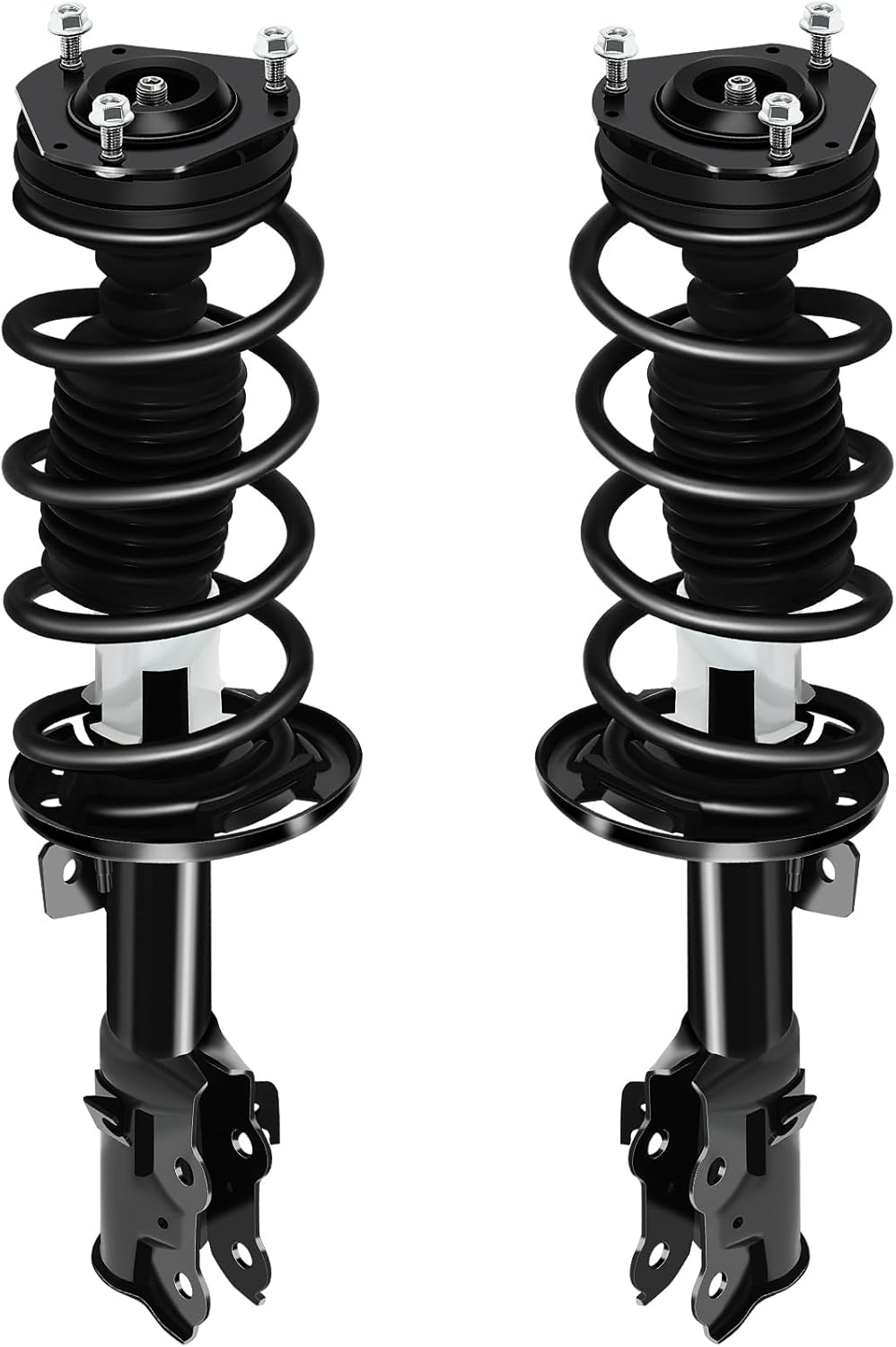 AUTOMUTO Front Pair Complete Struts Spring Assembly Shock Absorber Compatible with 2010-2013 for Ford Fiesta Struts 172525 172524