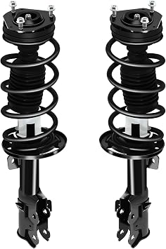 AUTOMUTO Front Complete Struts Spring Assembly for Ford Fiesta 2011-2013 | Struts Shock Absorber Compatible with for Ford Fiesta 2011 2012 2013 Struts 172525 172524 Set of 2