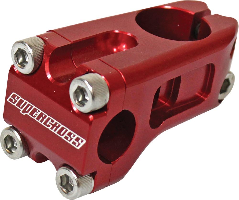 Supercross RACERHEAD FL STEM RED 1-1/8"X48MM