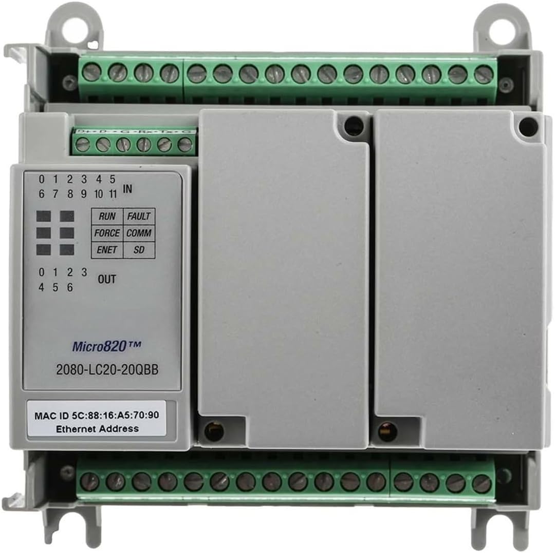 1 pc New PLC Module 2080-LC20-20QBB Micro820 20 I/O ENet/IP Module Factory Sealed