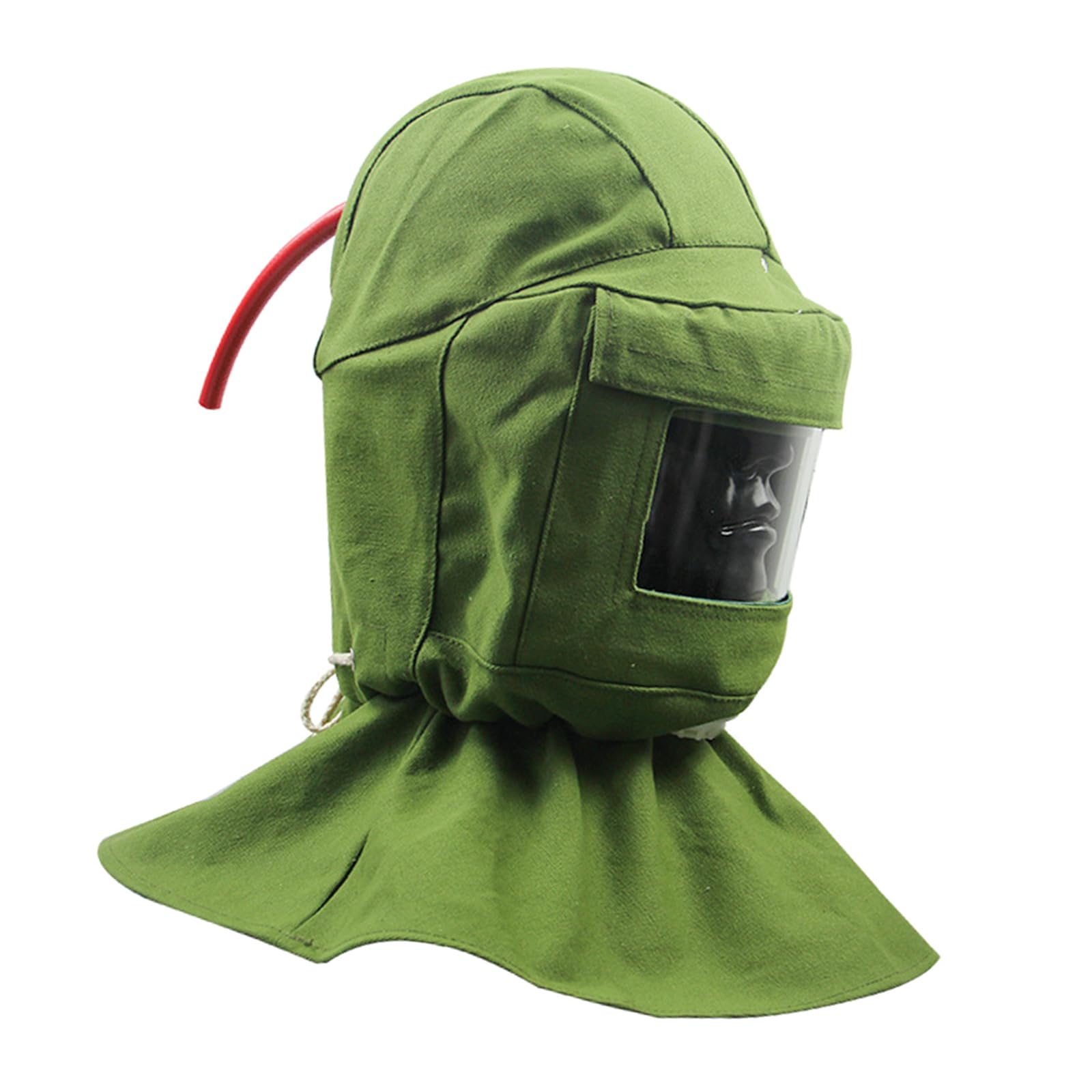 Professional Helmet Sand Blasting Hoods Cap Sand Blasting Hoods for Polishing Painting Dusting Tasks Cap
