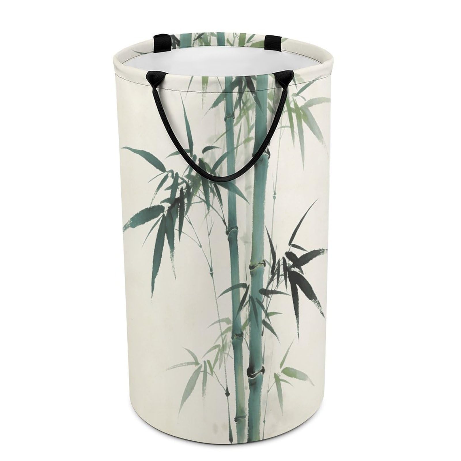 Plant Laundry Hamper Waterproof Polyester Laundry Baskets Collapsible Dirty Clothes Storage Basket Clothes Hampers with Sturdy Handles for Travel Bedroom